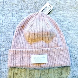 Adidas Ribbed Beanie - Ice Pink Metallic